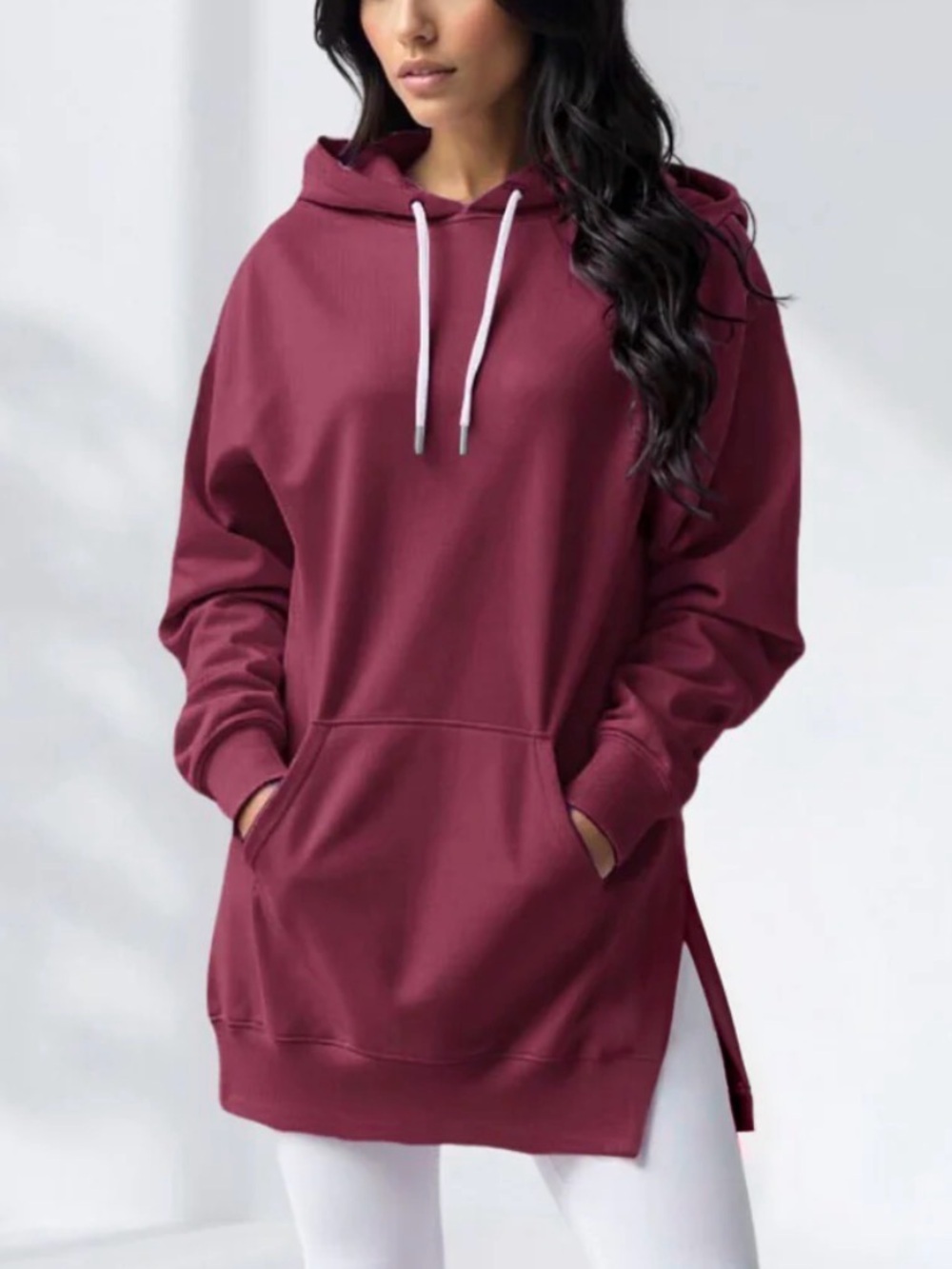 The Warmy Oversized Hoodie Dress Maroon XL NWT IN PACKAGE